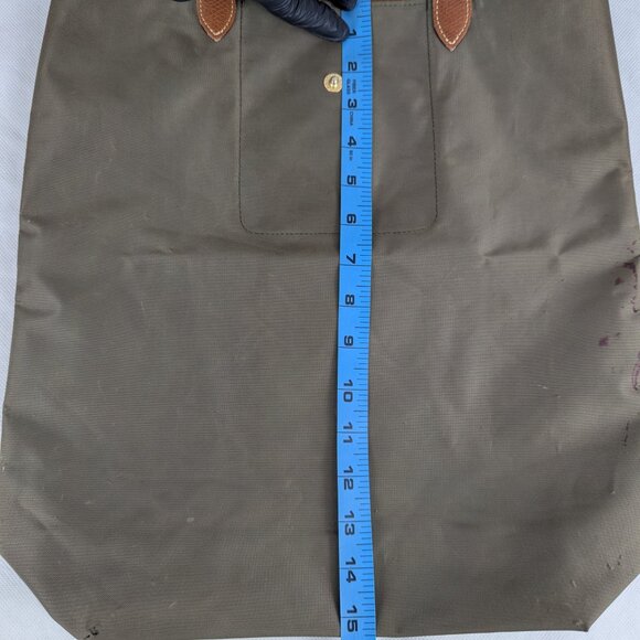 Longchamp Le Pliage Green Bag – Authentic Nylon Handbag, Gently Used, Chic! - Picture 13 of 16